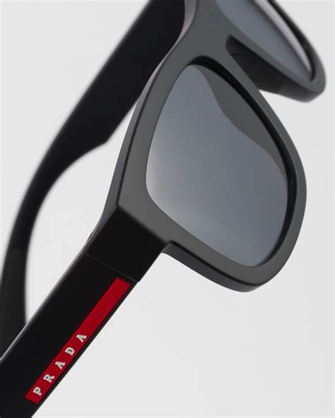 Lens: Black Prada Linea Rossa Sunglasses 